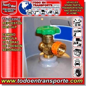 Read full article SPARE PARTS GAS LPG - CHANGE VALVE 25 POUNDS OF PRESSURE TO SAFETY