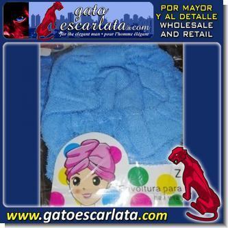 Lee el articulo completo TOALLA PARA ENVOLVER LA CABEZA - 9281 - DOCENA AL POR MAYOR