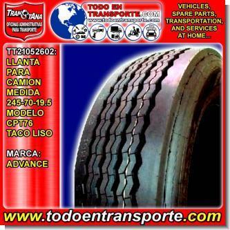 Lee el articulo completo LLANTA PARA CAMION MARCA COMPASAL MEDIDA 245-70-19.5 MODELO CPT76 TACO LISO