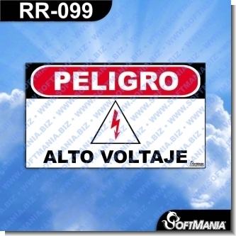 Lee el articulo completo Rotulo Prefabricado - PELIGRO ALTO VOLTAJE