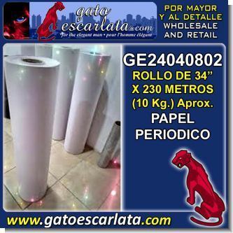 Read full article WHITE NEWSPAPER ROLL OF 34 INCHES BY 230 METERS - 10 KILOGRAMS