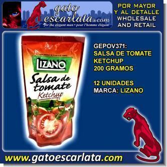 Lee el articulo completo SALSA DE TOMATE KETCHUP MARCA LIZANO 200 GRAMOS - 12 UNIDADES