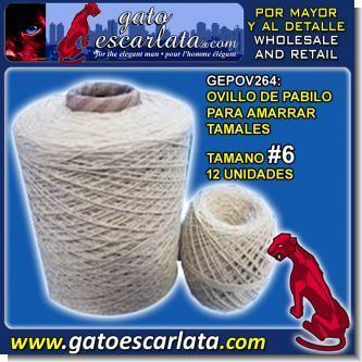 Read full article BALL OF THREAD TO TIE TAMALES SIZE 6 - 12 UNITS
