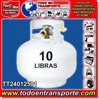 Lee el articulo completo CILINDRO CONTENEDOR DE GAS DE COCINA CARGADO - 10 LIBRAS