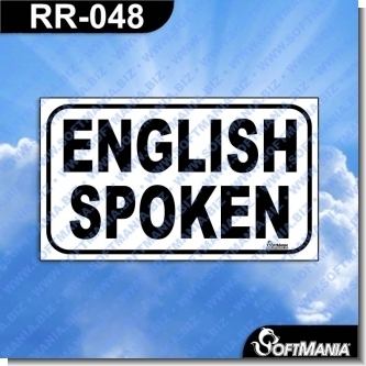 Lee el articulo completo Rotulo Prefabricado - ENGLISH SPOKEN