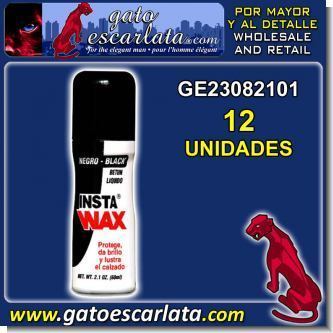 Lee el articulo completo BETUN LIQUIDO PARA PULIR ZAPATOS MARCA INSTAWAX 60 MILITROS - COLOR NEGRO - DOCENA