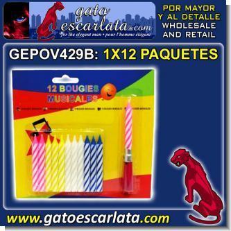 Read full article BIRTHDAY CANDLES WITH MUSICAL BASE - 12 PACKAGES WITH 24 CANDLES EACH