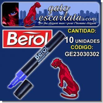 Read full article PERMANENT BLUE MARKER BEROL BRAND - BOX OF 12 UNITS