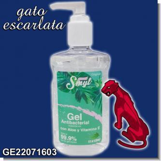 Read full article ALCOHOL ANTIBACTERIAL GEL WITH ALOE AND VITAMIN E BRAND SMYL - ORIGINAL SCENT - 12 BOTTLES OF 236 ML