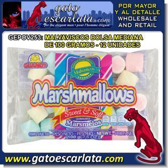 Read full article MARSHMALLOW MEDIUM 100 GRAMS BAG - 12 UNITS