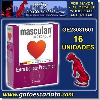 Lee el articulo completo PRESERVATIVO CONDON MASCULINO MARCA MASCULAN, EXTRA DOBLE PROTECCION - 16 UNIDADES Lee el articulo completo PRESERVATIVO CONDON MASCULINO MARCA MASCULAN, EXTRA DOBLE PROTECCION - 16 UNIDADES