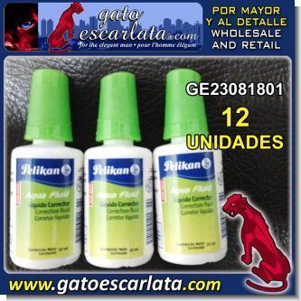 Lee el articulo completo CORRECTOR DE TINTA DE BROCHA MARCA PELIKAN - 12 BOTELLAS