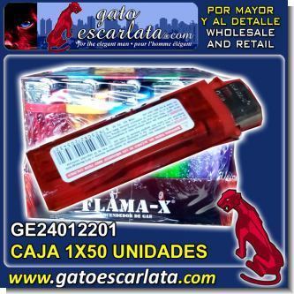 Lee el articulo completo ENCENDEDORES TRANSPARENTES MARCA FLAMA-X CAJA DE 50 UNIDADES