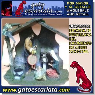 Lee el articulo completo ESTATUA DE PORCELANA DEL NACIMIENTO DE JESUS 27X30 CENTIMETROS